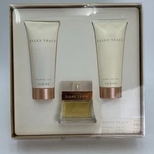 Ellen Tracy Fragrance Gift Set EDP Lotion Shower Gel 3 Piece New Sealed