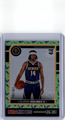 2024-25 Hoops Haunted Hoops DaRon Holmes II Holo Bats SN,RC #246