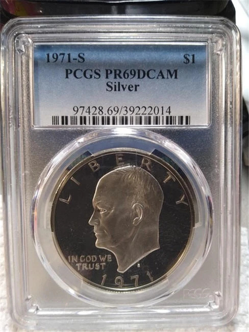 Silver Proof PCGS Certified PR 69 Graded US Dollar Coins for sale