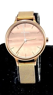 Skagen Anita SKW2413 Mirror Rose Gold Mesh Women's Watch