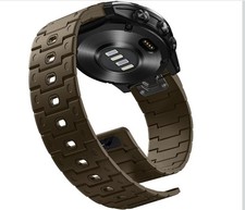 Compatible with Garmin Fenix 26mm Quickfit Silicone Magnetic Watch Band 6X 7X