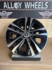 1 X OEM MERCEDES A CLASS W177 17" 6.5J BLACK DIAMOND CUT ALLOY WHEEL A1774012900