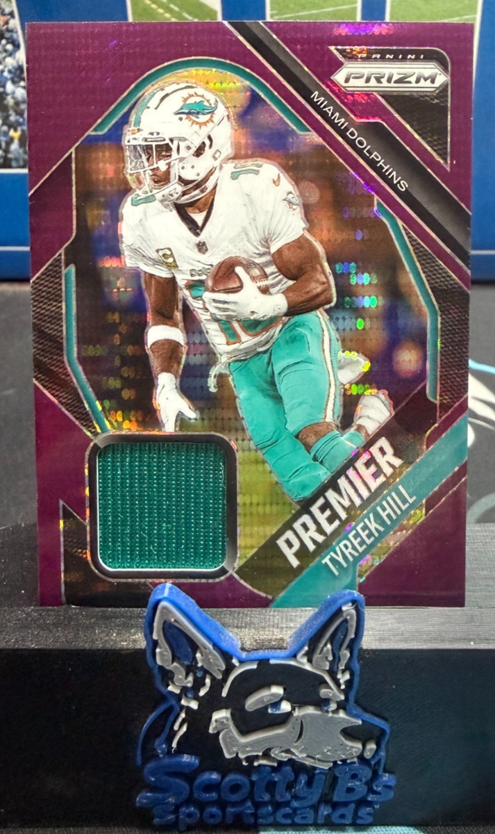 2025 Panini Prizm - Purple Pulsar Premier Jerseys Tyreek Hill #PJY