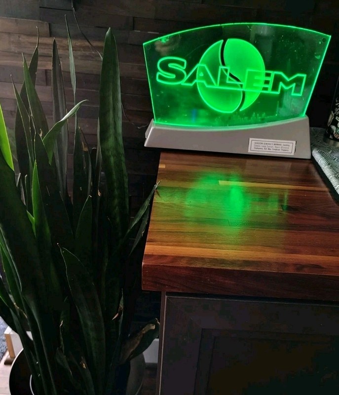 Vintage Salem Tobacco Products Advertising Tour Sign Light (See Desc.) RARE!!