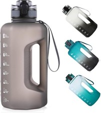 GEMFUL 2.2 Litre Large Water Bottles - BPA Free Sports Water Bottle For Running