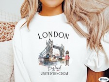 London Sweatshirt Travel Unisex England Trip Sweater Gift Tee
