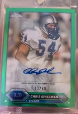 2024 Topps Composite Football Chris Spielman True Green Refractor Auto # /99 🔥