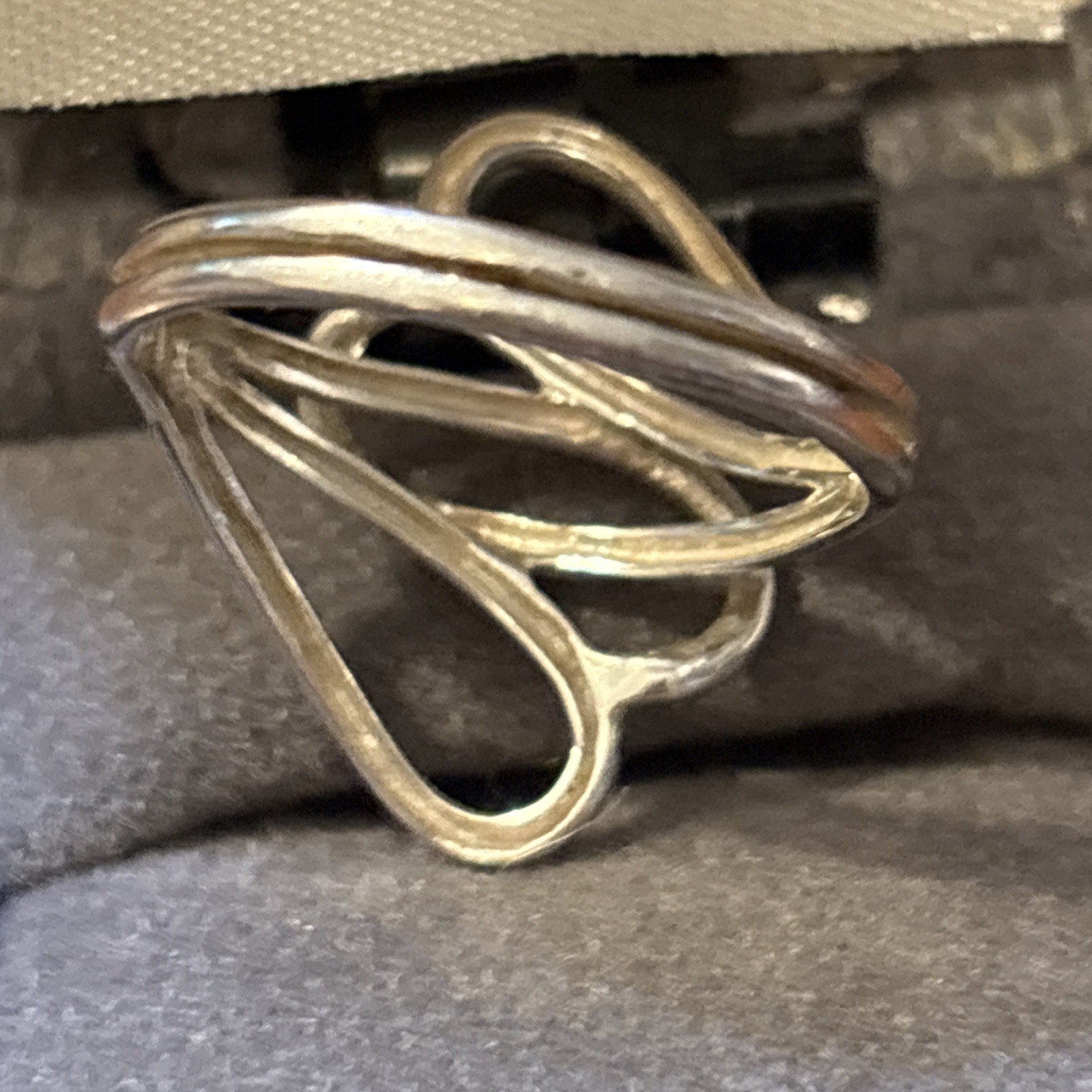 Sterling Silver Interlocking Floating Hearts Mini… - image 13