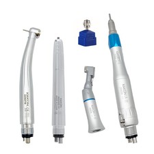 4Hole Dental LED High Low Speed Handpiece Motor EX203C Air Scaler &Cartridge Kit