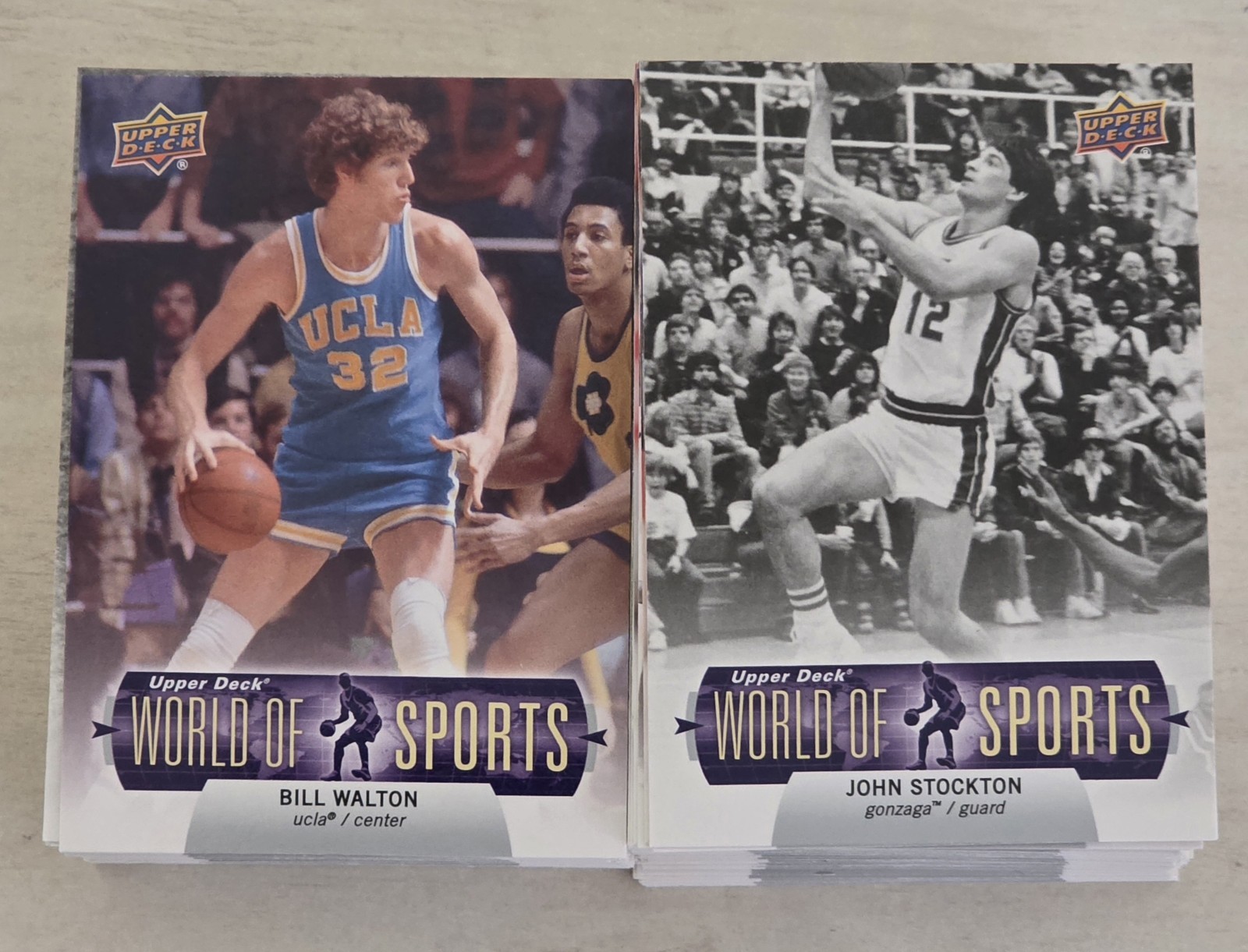 2011 UD World of Sports Lot of 109 Base Cards + 1 Jersey And 1 Autograph Card