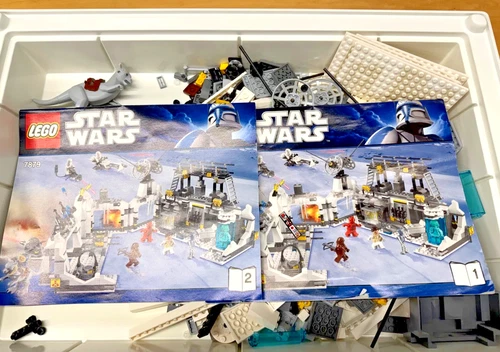 LEGO Star Wars Hoth Echo Base 7879 Incomplete 6 Minifigs Instructions SEE PHOTOS