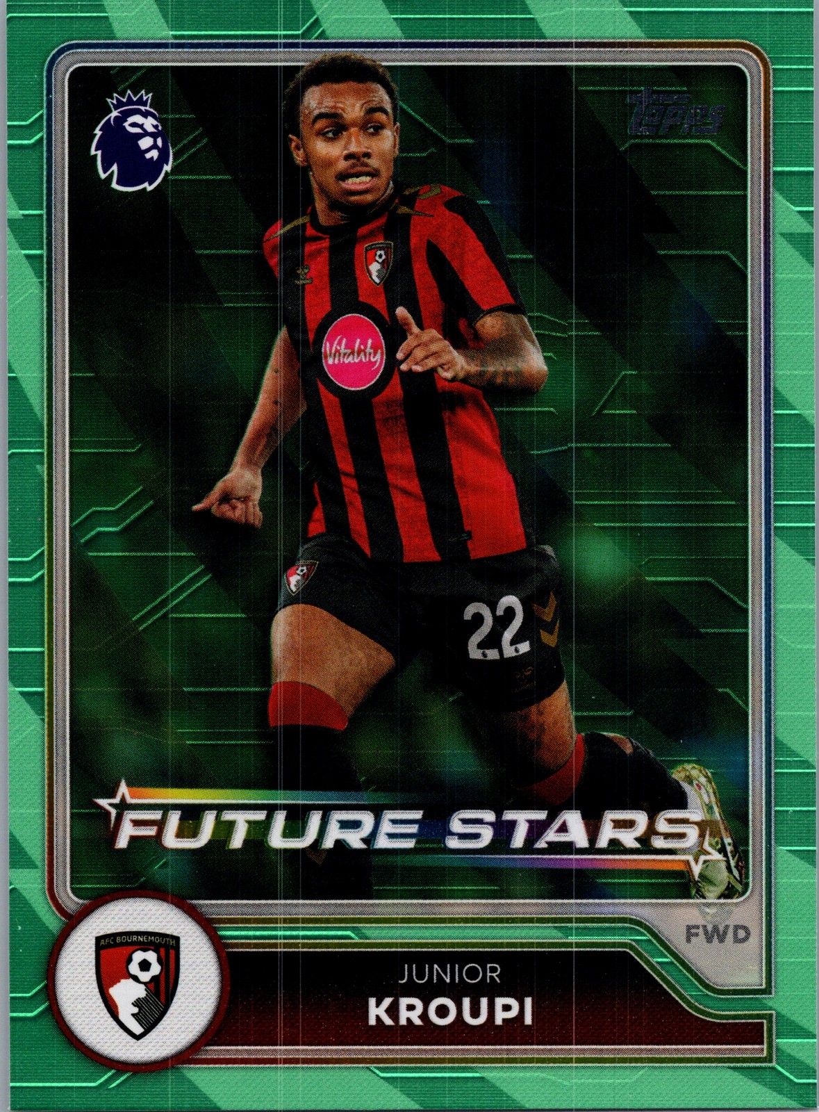 2026-27 Topps Flagship Premier League #4 Eli Junior Kroupi PL Parallel