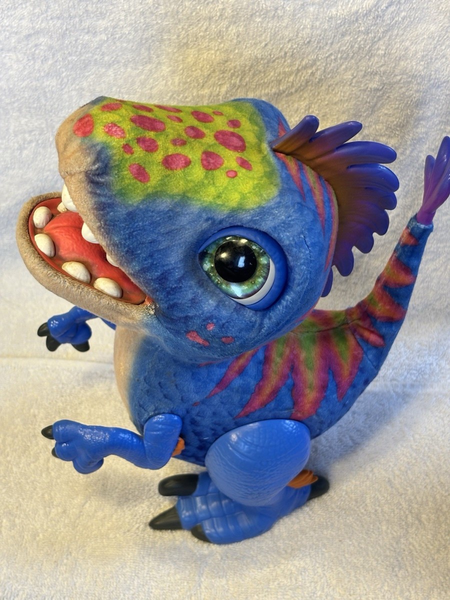 FurReal Friends Blue Munchin Baby T Rex Interactive Talking Pet