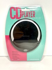PROSCAN PCD300-BLACK Portable CD Player LCD Headphone Jack Repeat