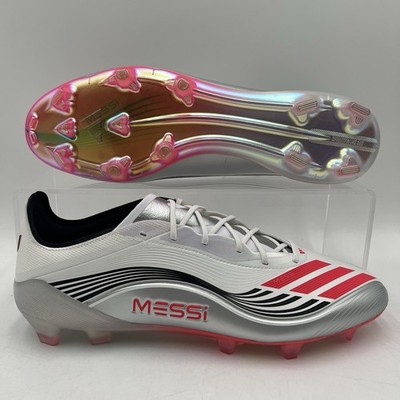 Mens Size 13 Adidas F50 Messi Elite FG White Red Soccer Cleats JP5593 NEW