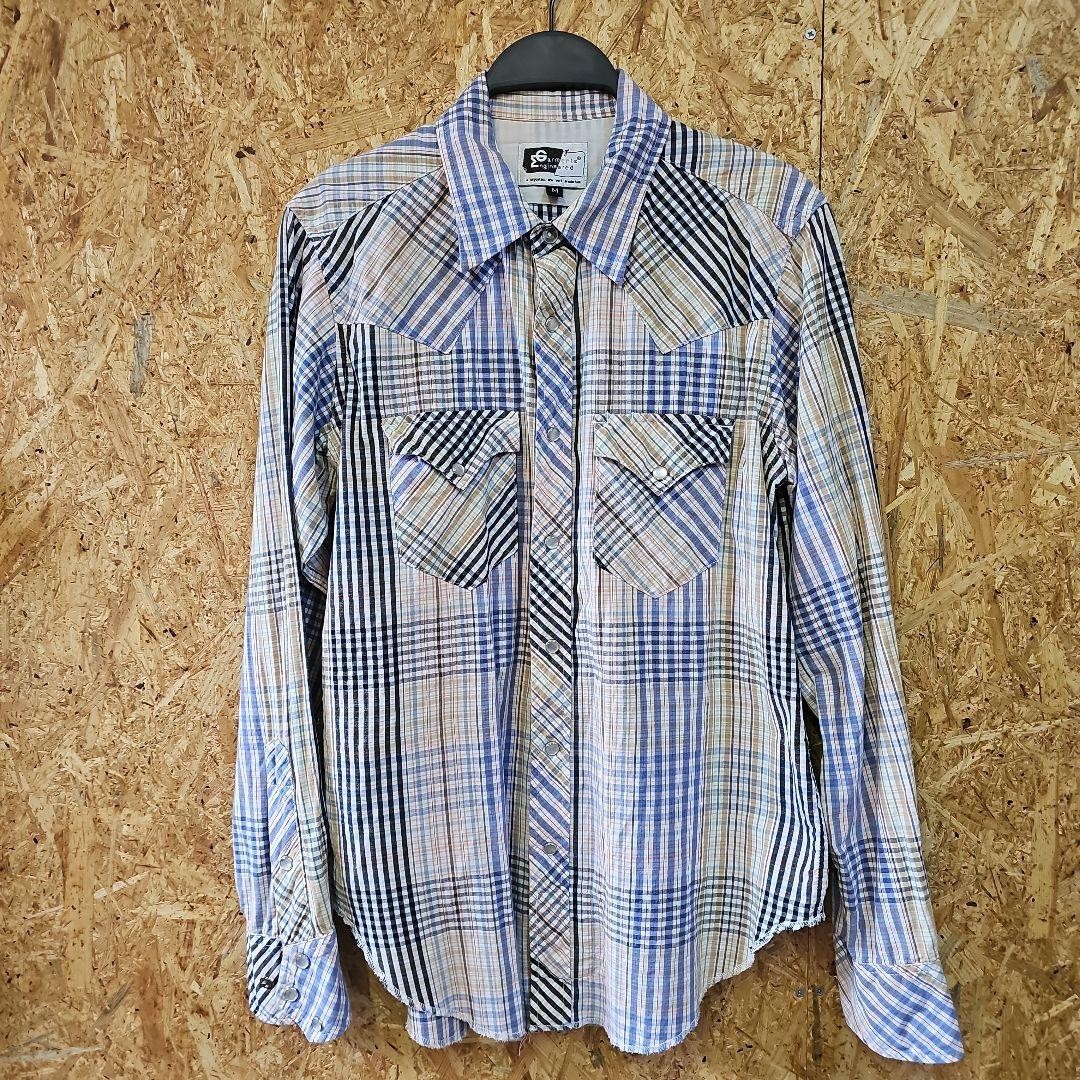 Engineered Garments Crazy Pattern Western Shirt M… - image 1