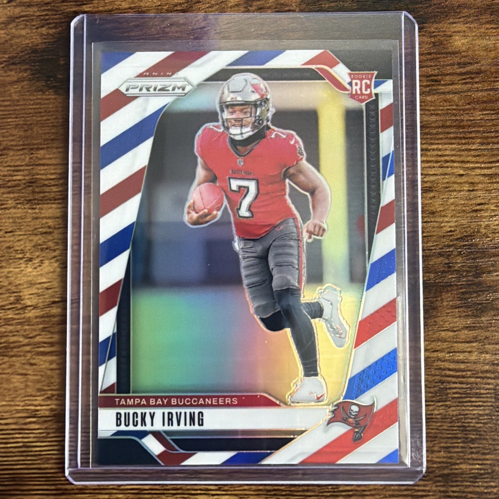 Bucky Irving Panini Prizm #316 Red/White/Blue