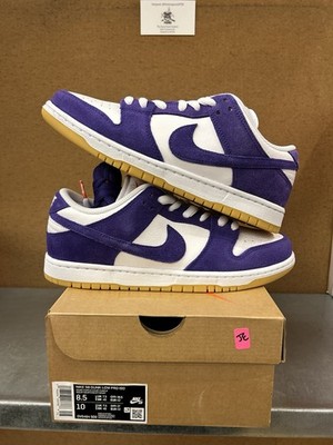 Nike SB Dunk Low Pro ISO Orange Label Court Purple Gum US Men s Size 8.5 NEW