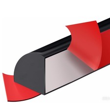 3/4  Flexible Quarter Round Molding Peel and Stick Rubber Trim Molding 4.92