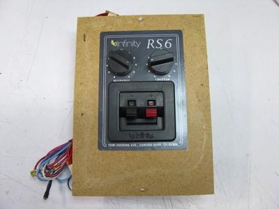 INFINITY RS6 3-WAY CROSSOVER/ INPUT PLATE