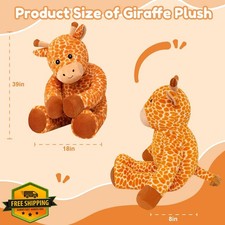 SQEQE 39in Giant Giraffe Stuffed Animal Plush Toy Kids