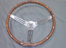 Original 60s-70s Grant Real Wood Steering Wheel Shelby Accessory Muscle Car