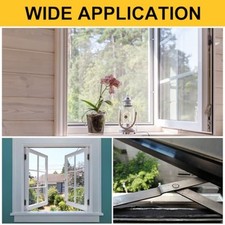 Stainless Steel Window Stopper with Rotary Knob Lock and 7 Adjustable Positions