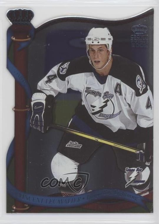 2001-02 Pacific Crown Royale Blue 43/89 Vincent Lecavalier #128 1e15