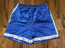 Adidas Nylon Shorts Vintage 80  S SMALL Sprinter Shiny Satin Retro Glanz Spezial