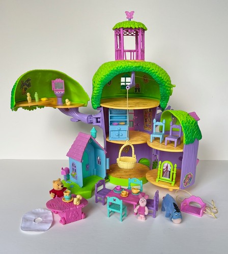 Vintage Disney Whinny the Pooh Playset Friendly Places Delightful Days Treehouse