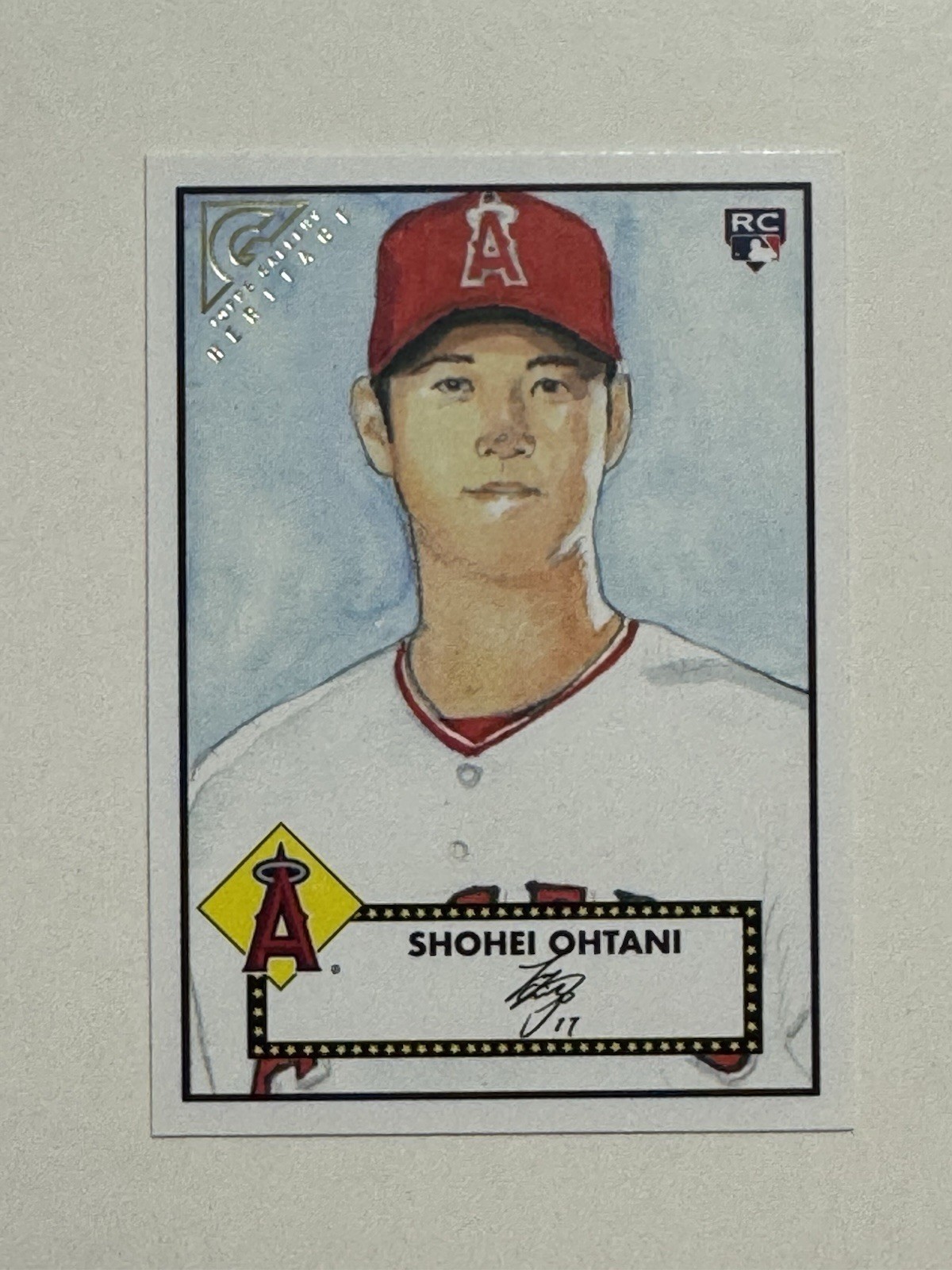 2018 Topps Gallery Heritage Shohei Ohtani RC #H-26 Rare Rookie
