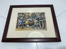 1989 Gimmie Dat Gum Framed Print by Annie Lee African American Black Folk Art
