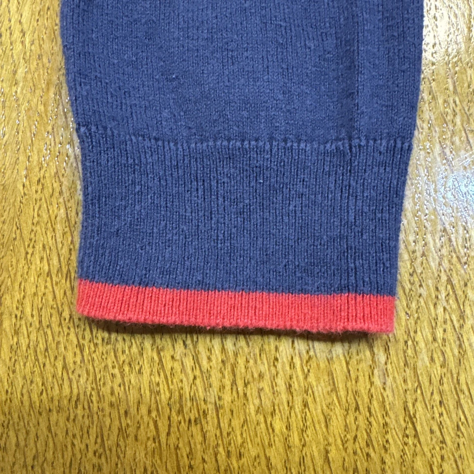 Suéter Boden para niño a rayas de mezcla de algodón de lana, talla 11/12Y-algodón/cachemira Foto 4 de 4