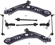 Front Lower Control Arms Tie Rods & Links Fits Volkswagen Jetta 1.4L 2019-2023