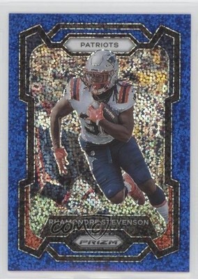 2023 Panini Prizm Blue Sparkle Prizm 39/96 Rhamondre Stevenson #209 0nw5