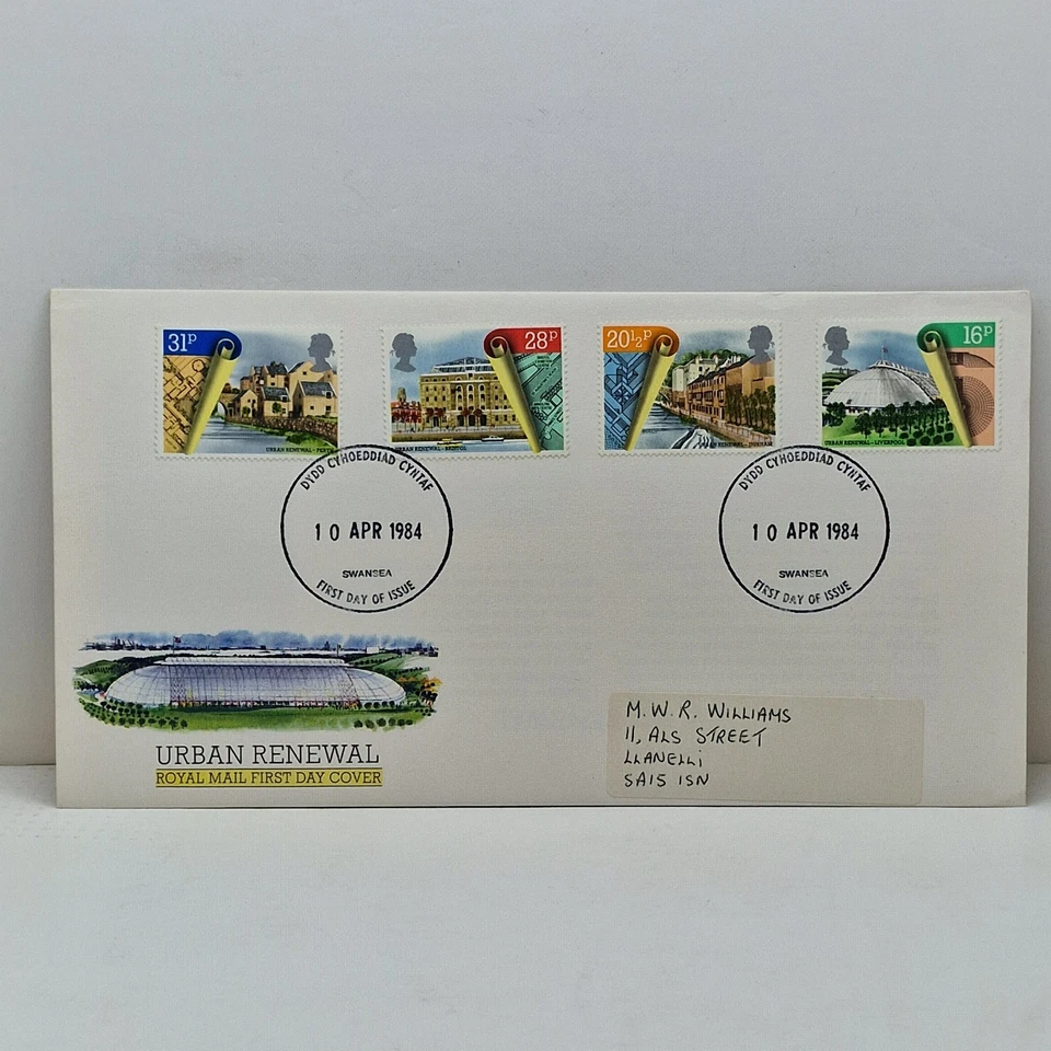 Royal Mail First Day Cover Urban Renewal 10 APR 1984 First Day Of Issue - Image 2 of 4