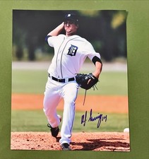 A.J. LADWIG AUTOGRAPHED SIGNED 8X10 PHOTO DETROIT TIGERS