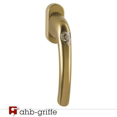 Hoppe Fenstergriff Tokyo abschließbar 32 mm Alu bronze Fensterolive 0710S/U26 F4