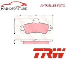 SATZ BREMSBELÄGE BREMSKLÖTZE HINTEN TRW GDB4084 A FÜR FORD MONDEO I,MONDEO II