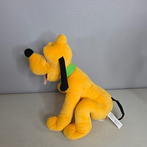 Disney Junior Pluto Plush Dog 15" Stuffed Animal Soft Toy with Collar - Picture 2 of 4