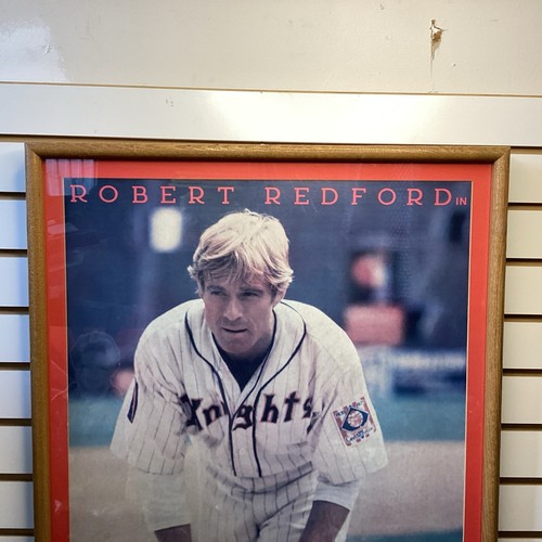Budweiser Poster Framed The Natural Movie Robert Redford 1984 Tristar Baseball - Picture 10 of 17