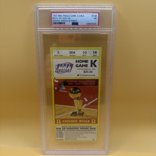 1997 NBA Finals Game 2 Ticket Stub Michael Jordan PSA 7 POP 1