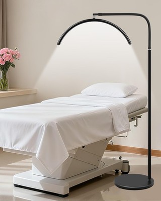 Zekahov Half Moon Led Floor Light - Professional Shadow-Free Dimmable Lamp For
