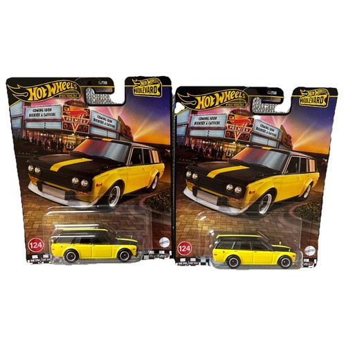 2025 Hot Wheels Premium Boulevard Datsun 510 Wagon # 124 Lot of 2