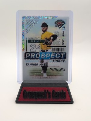 2024 Panini Prospect Edition - Tanner Hall #41 Mojo Prizm /25 (RC)