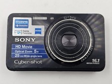 Sony Cyber-shot DSC-W580 16.1 MP Digital Camera Black - Not Working