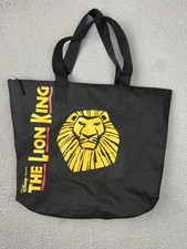 Disney Lion King Tote Bag Large Zipper Top Musical Broadway Souvenir Shopping