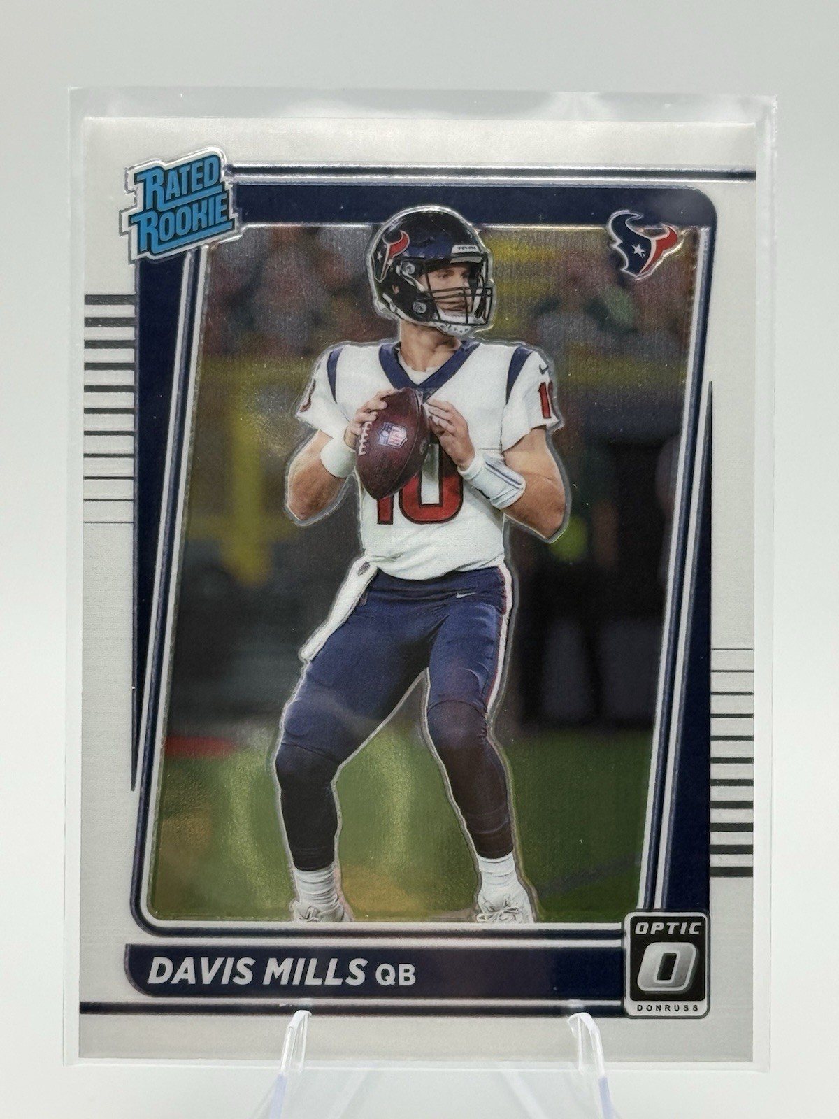2021 Panini Donruss Optic Davis Mills # 222 Rated Rookie