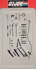 GI Joe Cobra Weapons Accessories Lot Original Hasbro Knives Sword Ect. Lot C
