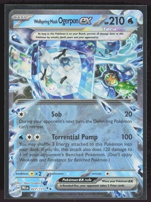 Wellspring Mask Ogerpon ex - 027/131 SV: Prismatic Evolutions NM